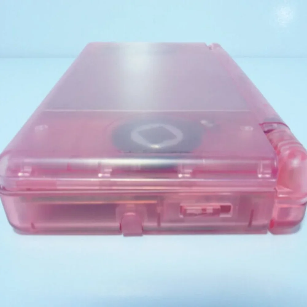 Nintendo DS Lite Transparent Clear Cherry Pink Handheld System with Charger